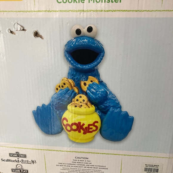 Sesame Street Cookie Monster cookie jar - Picture 3 of 4